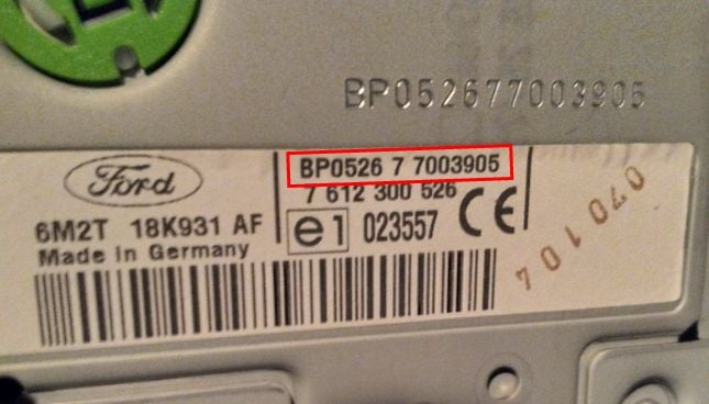 blaupunkt radio codes from serial number