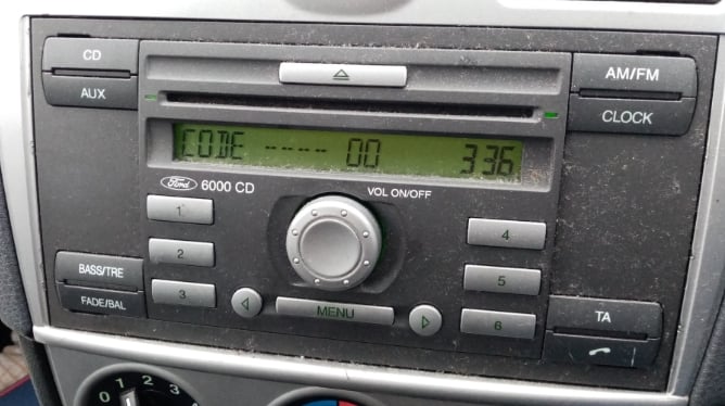 Ford Radio Cassette CD Navigation Code Decode Unlock Service by Serial Number 