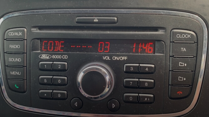 ford 6000 cd 2008 - 2015 radio