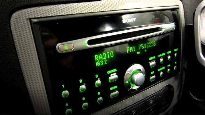 ford sony cd 132 radio code